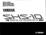 Yamaha SHS-10 Návod k obsluze