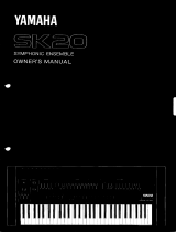 Yamaha SK20 Návod k obsluze