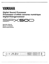 Yamaha SPX50D Návod k obsluze