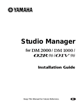 Yamaha Studio Manager instalační příručka