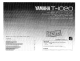 Yamaha T-1020 Návod k obsluze