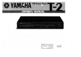 Yamaha T-2 Návod k obsluze