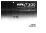 Yamaha T-230 Návod k obsluze