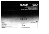 Yamaha T-60 Návod k obsluze