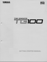 Yamaha TG100 Návod k obsluze