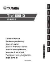 Yamaha Tio1608 Návod k obsluze