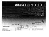 Yamaha TX-1000 Návod k obsluze