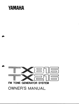Yamaha TX816 Návod k obsluze