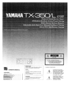Yamaha TX-350 Návod k obsluze