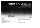 Yamaha TX-340 Návod k obsluze