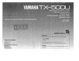 Yamaha TX-500U Návod k obsluze