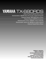Yamaha TX-680RDS Návod k obsluze