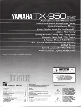 Yamaha TX-950 Návod k obsluze