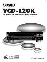 Yamaha VCD-102K Uživatelský manuál