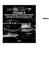 Yamaha W7 Návod k obsluze