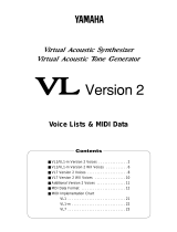 Yamaha VL Version2 Návod k obsluze