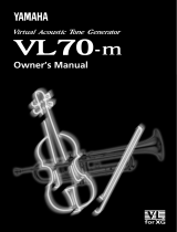 Yamaha VL70-m Uživatelský manuál