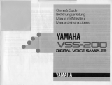 Yamaha VSS-200 Návod k obsluze