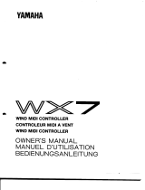 Yamaha WX7 Návod k obsluze