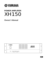 Yamaha XH150 Uživatelský manuál