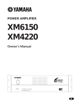 Yamaha XM6150 Uživatelský manuál