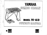 Yamaha YC-45D Návod k obsluze