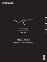 Yamaha YC61 Návod k obsluze