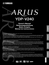 Yamaha ARIUS YDP-V240 Návod k obsluze