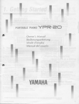 Yamaha YPR-20 Návod k obsluze
