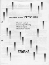 Yamaha YPR-30 Návod k obsluze