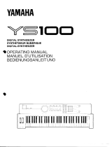 Yamaha YS100 Návod k obsluze