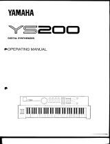 Yamaha YS200 Návod k obsluze