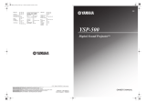 Yamaha YSP-500 Uživatelský manuál