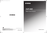 Yamaha YSP 800 - Digital Sound Projector Five CH Speaker Návod k obsluze