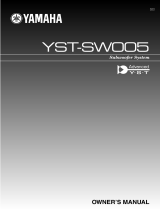 Yamaha YST-SW005 Návod k obsluze