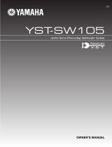 Yamaha YST-SW105 Návod k obsluze
