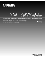 Yamaha YST-SW300 Návod k obsluze