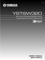 Yamaha YST-SW320 Uživatelský manuál