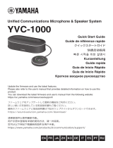 Yamaha YVC-1000 Rychlý návod