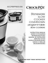 Crock-Pot STONEWARE SLOW COOKER Uživatelský manuál