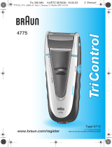 Braun 4775 Uživatelský manuál