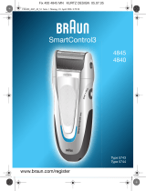 Braun 4845, 4840, SmartControl3 Uživatelský manuál