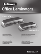 Fellowes Saturn A4 Laminator Uživatelský manuál
