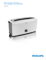 Philips Toaster Uživatelský manuál