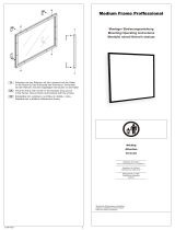 Medium Frame Professional, 200x150cm, Typ D Operativní instrukce