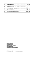 Siemens ET375GU11E Uživatelský manuál