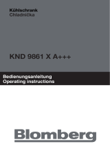 Blomberg KND 9861 X A+++ Operativní instrukce