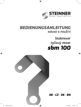 Steinner SBM 100 Uživatelský manuál