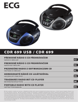 ECG CDR 699 Uživatelský manuál