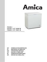 Amica GT 15451 Uživatelský manuál
